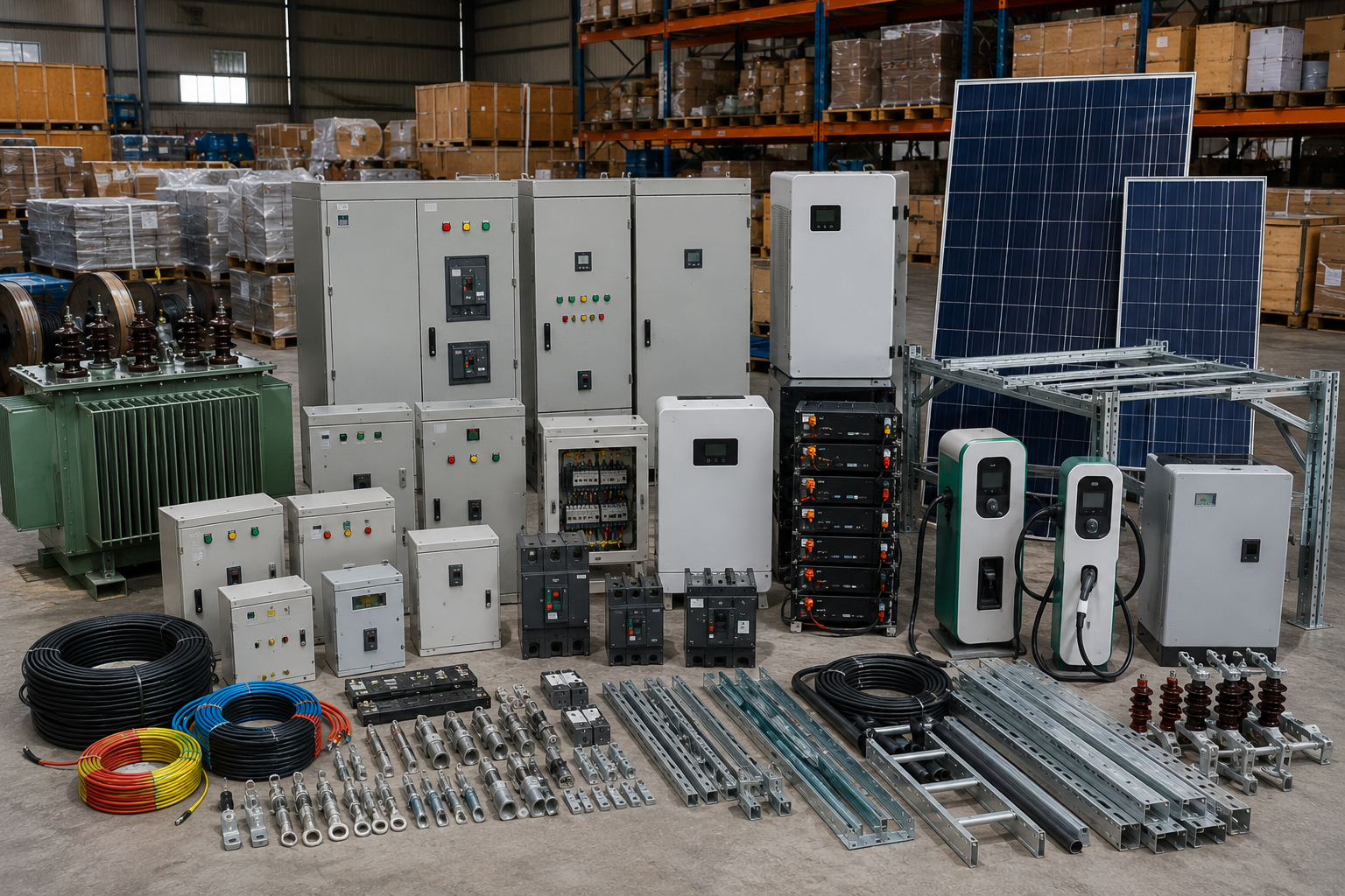 Utility electrical and solar material products
